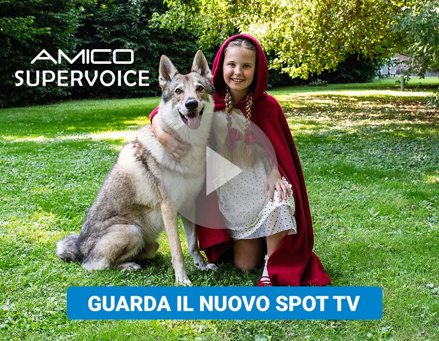 Guarda il nuovo spot tv Amico Supervoice